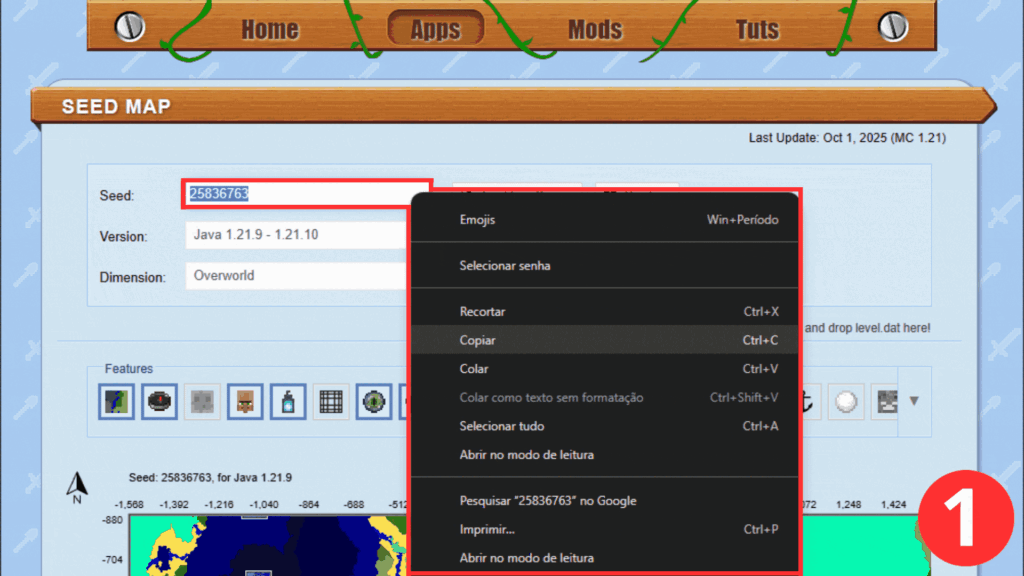 Erro nos pacotes de dados Minecraft