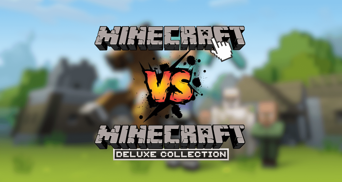 Qual a diferença entre o Minecraft Normal e a Deluxe Collection