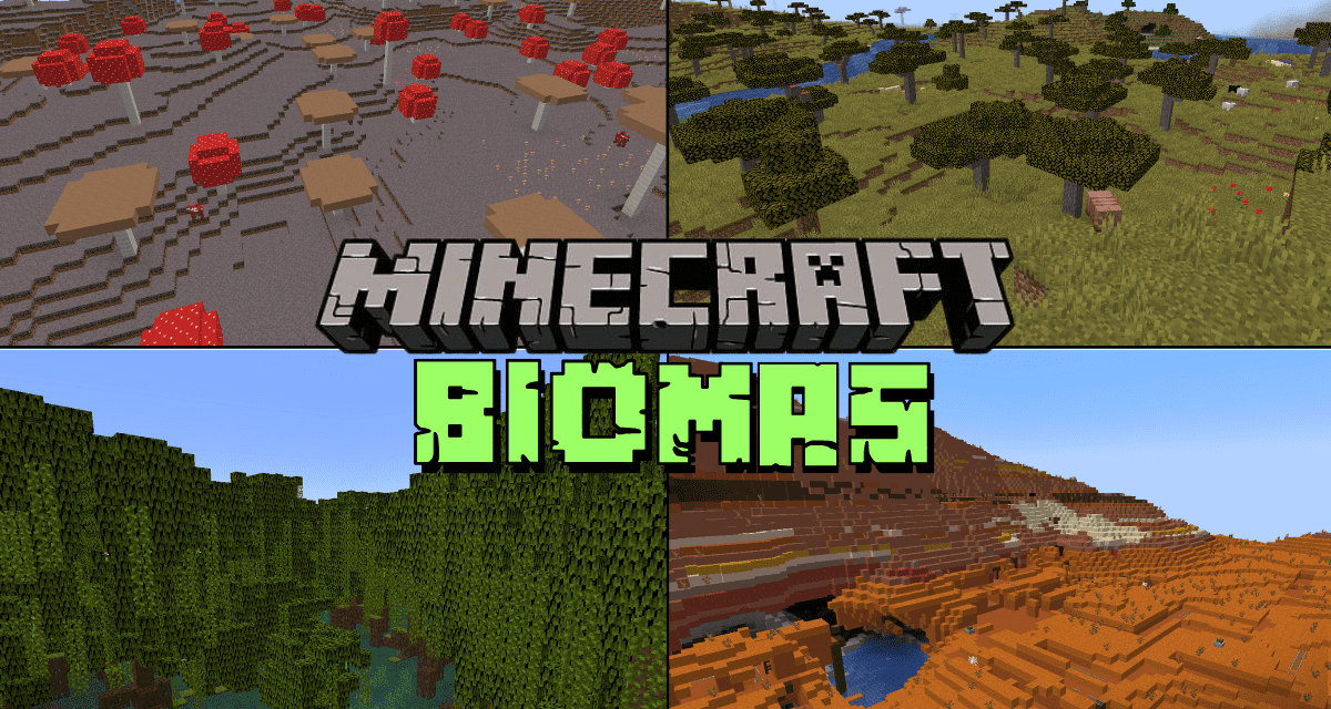 Todos os Biomas do Minecraft