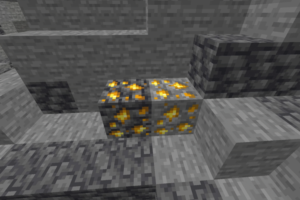 Camadas de cada Minério no Minecraft