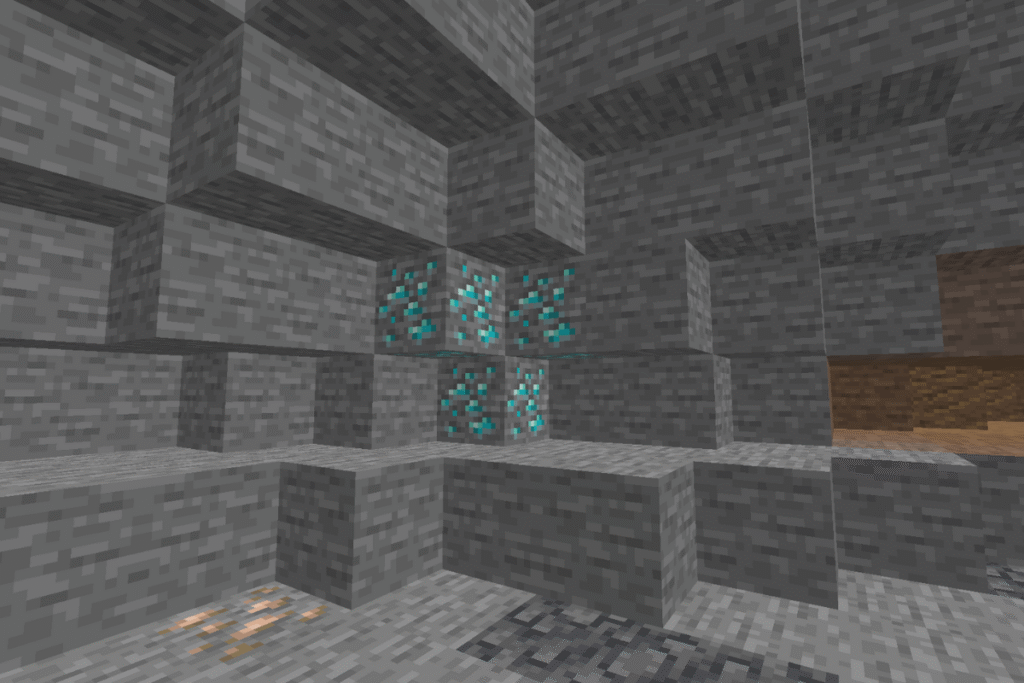 Camadas de cada Minério no Minecraft