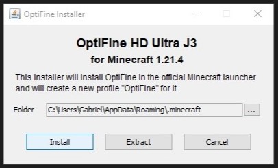 Optifine para Minecraft