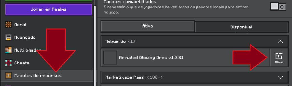 Texturas no Minecraft BEDROCK