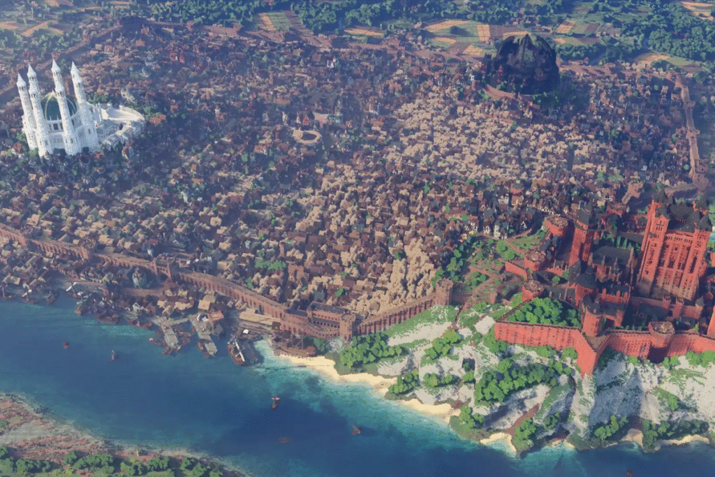 Maiores construções do Minecraft