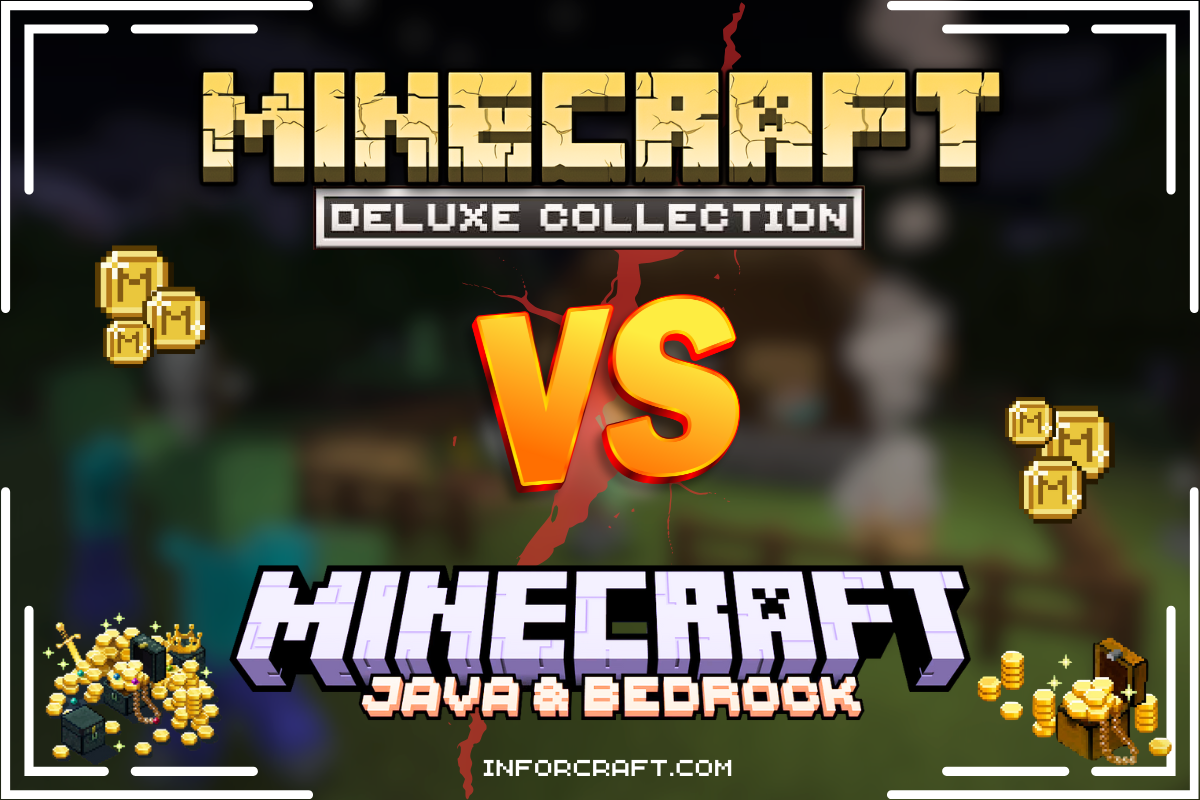 Diferença entre o Minecraft Standard e Deluxe Collection