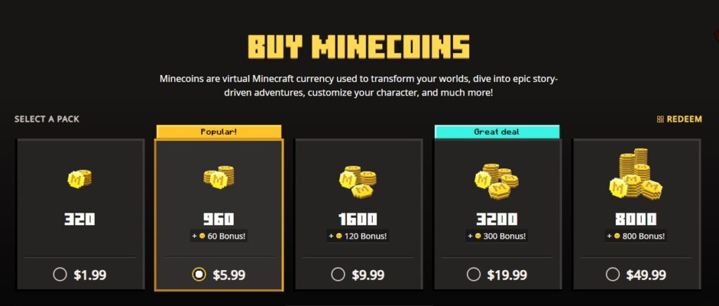 Minecoins to USD Calculator